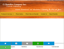 Tablet Screenshot of cchandlerco.com